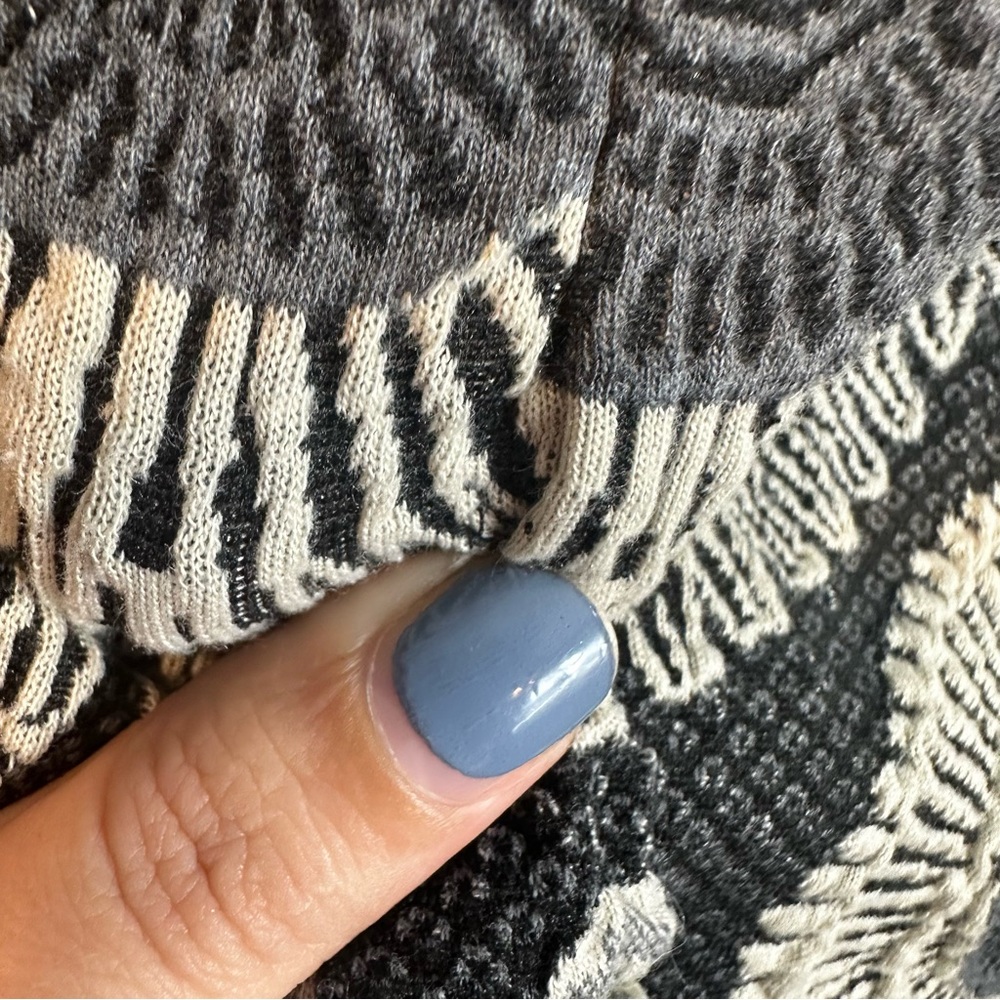 Mystree Bohemian Open Front Cardigan With Pockets FLAW - Picture 10 of 13